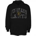 Wholesale Cheap New Orleans Saints Touchback VI Full Zip Hoodie Black