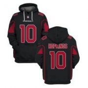 Wholesale Cheap Men's Arizona Cardinals #10 DeAndre Hopkins Black 2021 Pullover Hoodie