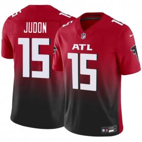 Cheap Men\'s Atlanta Falcons #15 Matthew Judon Red Black 2024 F.U.S.E Vapor Untouchable Limited Football Stitched Jersey