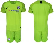 Wholesale Cheap Chelsea Blank Green Goalkeeper Soccer Club Jersey