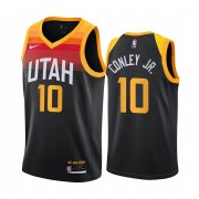 Wholesale Cheap Nike Jazz #10 Mike Conley Black NBA Swingman 2020-21 City Edition Jersey