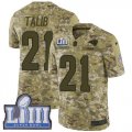 Wholesale Cheap Nike Rams #21 Aqib Talib Camo Super Bowl LIII Bound Youth Stitched NFL Limited 2018 Salute to Service Jersey