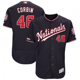 Wholesale Cheap Washington Nationals #46 Patrick Corbin Majestic Alternate Authentic Collection Flex Base Player Jersey Navy