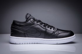 Wholesale Cheap Mens Jordan 1 Low Shoes Black/White