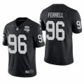 Wholesale Cheap Las Vegas Raiders #96 Clelin Ferrell Men's Nike 2020 Inaugural Season Vapor Limited NFL Jersey Black