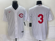 Wholesale Cheap Men's Cincinnati Reds #3 Scooter Gennett White Field of Dreams Stitched Baseball Jersey