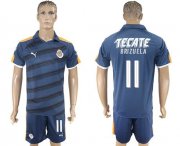 Wholesale Cheap Guadalajara #11 Brizuela Away Soccer Club Jersey