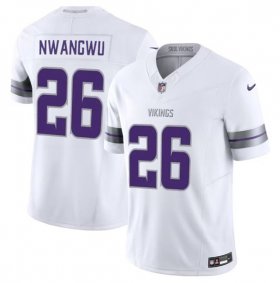 Cheap Men\'s Minnesota Vikings #26 Kene Nwangwu White F.U.S.E. Winter Warrior Limited Stitched Jersey