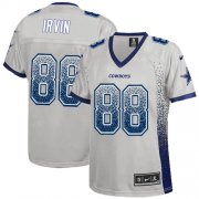 Wholesale Cheap Nike Cowboys #88 Michael Irvin Grey Women's Stitched NFL Elite Drift Fashion Jersey