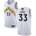 Wholesale Cheap Raptors #33 Marc Gasol White 2019 Finals Bound Basketball Swingman City Edition 2018-19 Jersey