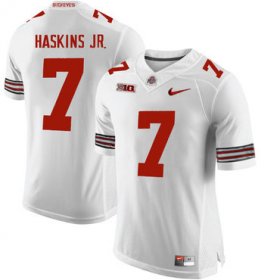 Wholesale Cheap Ohio State Buckeyes 7 Dwayne Haskins White College Football Jersey