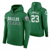 Wholesale Cheap Adidas Stars #23 Esa Lindell Men's Green 2020 Winter Classic Retro NHL Hoodie