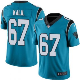 Wholesale Cheap Nike Panthers #67 Ryan Kalil Blue Alternate Men\'s Stitched NFL Vapor Untouchable Limited Jersey