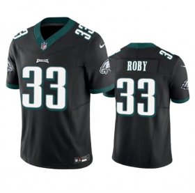 Men\'s Philadelphia Eagles #33 Bradley Roby Black 2023 F.U.S.E. Vapor Untouchable Limited Football Stitched Jersey