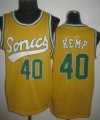 Wholesale Cheap Seattle Supersonics #40 Shawn Kemp 2003-04 Yellow Swingman Jersey