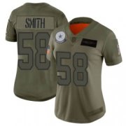 Wholesale Cheap Women's Dallas Cowboys #58 Aldon Smith Limited Camo 2019 Salute to Service Jersey