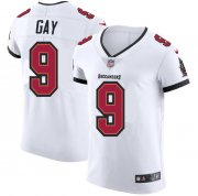 Wholesale Cheap Tampa Bay Buccaneers #9 Matt Gay Men's Nike White Vapor Elite Jersey