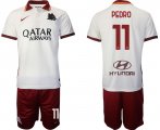 Wholesale Cheap Men 2020-2021 Club Roma away white 11 Nike Soccer Jersey