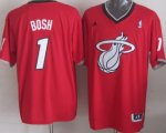 Wholesale Cheap Miami Heat #1 Chris Bosh Revolution 30 Swingman 2013 Christmas Day Red Jersey