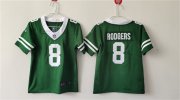 Cheap Women's New York Jets #8 Aaron Rodgers Green Vapor Football Stitched Jersey(Run Small)