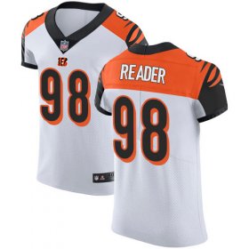 Wholesale Cheap Nike Bengals #98 D.J. Reader White Men\'s Stitched NFL New Elite Jersey