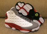 Wholesale Cheap Air Jordan 13 Retro Shoes Grey/toe-black-white