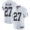 Wholesale Cheap Nike Raiders #27 Reggie Nelson White Men's Stitched NFL Vapor Untouchable Limited Jersey