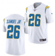 Wholesale Cheap Men's White Los Angeles Chargers #26 Asante Samuel Jr. Vapor Untouchable Limited Stitched Jersey