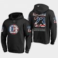 Wholesale Cheap Bruins #23 Jakob Forsbacka NHL Banner Wave Usa Flag Black Hoodie