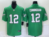 Wholesale Cheap Men's Philadelphia Eagles #12 Randall Cunningham Green 2023 Vapor Limited Throwback Jersey