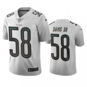 Wholesale Cheap Los Angeles Chargers #58 Thomas Davis Sr White Vapor Limited City Edition NFL Jersey