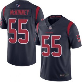 Wholesale Cheap Nike Texans #55 Benardrick McKinney Navy Blue Men\'s Stitched NFL Limited Rush Jersey