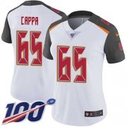 Wholesale Cheap Nike Buccaneers #65 Alex Cappa White Women's Stitched NFL 100th Season Vapor Untouchable Limited Jersey