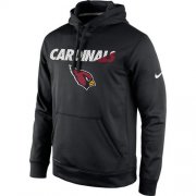 Wholesale Cheap Arizona Cardinals Nike Kick Off Staff Performance Pullover Hoodie Black