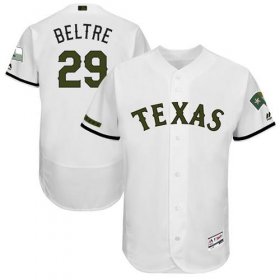 Wholesale Cheap Rangers #29 Adrian Beltre White Flexbase Authentic Collection Memorial Day Stitched MLB Jersey