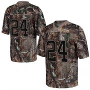 Wholesale Cheap Nike Texans #24 Johnathan Joseph Camo Men's Stitched NFL Realtree Elite Jersey