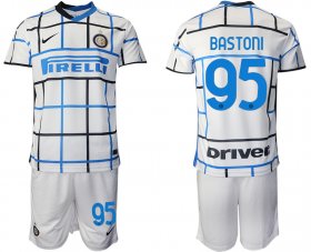 Wholesale Cheap Men 2020-2021 club Inter milan away 95 white Soccer Jerseys