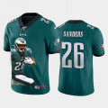 Cheap Philadelphia Eagles #26 Miles Sanders Nike Team Hero 3 Vapor Limited NFL 100 Jersey Green