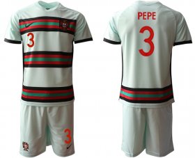 Wholesale Cheap Men 2021 European Cup Portugal away grey 3 Soccer Jersey1