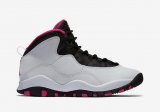 Wholesale Cheap Air Jordan 10 GS Vivid Pink White/Black