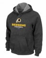 Wholesale Cheap Washington Redskins Critical Victory Pullover Hoodie Dark Grey