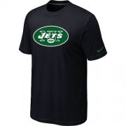 Wholesale Cheap Nike New York Jets Sideline Legend Authentic Logo Dri-FIT NFL T-Shirt Black