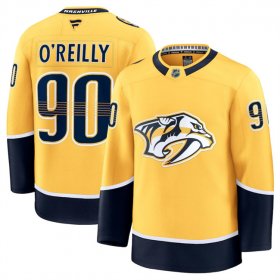 Men\'s Nashville Predators #90 Ryan O\'Reilly Gold 2024-25 Home Stitched Hockey Jersey