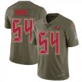 Wholesale Cheap Nike Buccaneers #54 Lavonte David Olive Men's Stitched NFL Limited 2017 Salute to Service Jersey