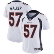 Wholesale Cheap Nike Broncos #57 Demarcus Walker White Women's Stitched NFL Vapor Untouchable Limited Jersey