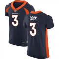 Wholesale Cheap Nike Broncos #3 Drew Lock Navy Blue Alternate Men's Stitched NFL Vapor Untouchable Elite Jersey