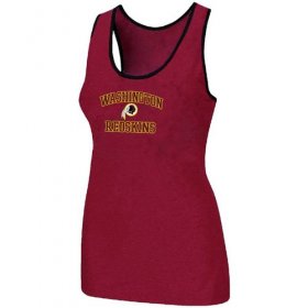 Wholesale Cheap Women\'s Nike Washington Redskins Heart & Soul Tri-Blend Racerback Stretch Tank Top Red