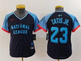 Youth San Diego Padres #23 Fernando Tatis Jr Navy 2024 All Star Limited Stitched Jersey