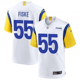 Cheap Men\'s Los Angeles Rams #55 Braden fiske White vapor untouchable limited Jersey