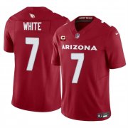 Cheap Men's Arizona Cardinals #7 Kyzir White Red 2024 F.U.S.E. With 2-Star C Patch Vapor Untouchable Limited Football Stitched Jersey